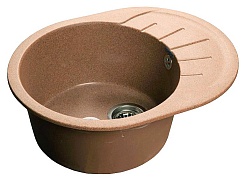 Granfest Мойка кухонная Rondo GF-R580L Терракот – фотография-1